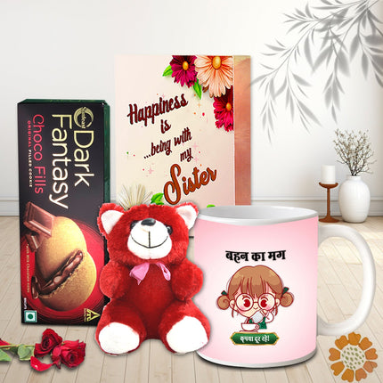 Perfect Rakhi Surprise For Sister - Emotional Rakhi gift, Thoughtful Rakhi present, Heartfelt gift for sister