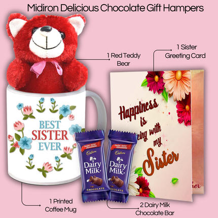 Birthday Mug for Sister – Cute Gift from Brother or Sister – Simple Surprise for Special Days