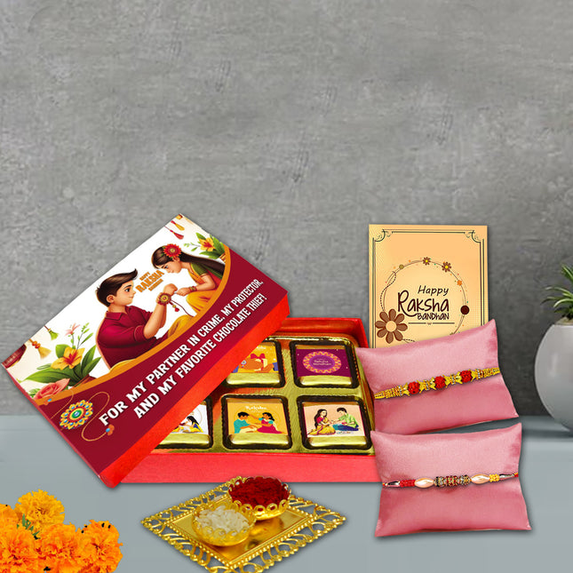 Rakhi Set For Brother – Rakhi Gift For Brother, Rakhi For Brother Combo, Raksha Bandhan Gift For Brother
