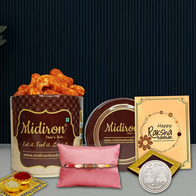 Rakhi Gift Combo For Brother – Raksha Bandhan Gift For Brother, Rakhi For Brother Gift, Rakhi Gift Hampers For Brother