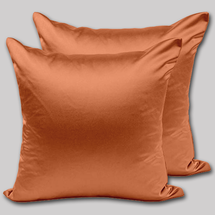 Satin Silk Cushion Cover – Luxurious Softness, Anti-Wrinkle, Cooling Cushioncase for Hair & Skin-16x16 Inch