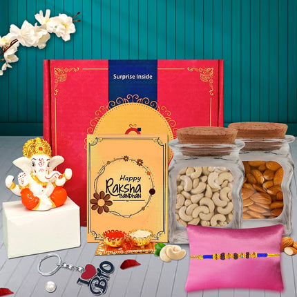 Sweet Rakhi Surprise
Rakshabandhan Rakhi
Raksha Bond Gift Hamper
Raksha Bandhan Sweet Treats
Raksha Bandhan Presents Online