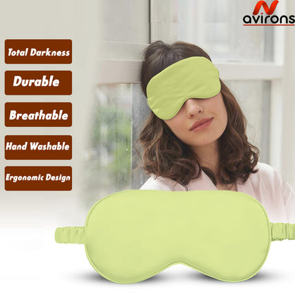 Breathable Satin Silk Eye Mask for Sleep ,  Skin-Friendly eye cover,Travel Eye Mask, Luxury Eye Cover, Soft Sleeping Mask, Soft Sleeping Mask for Travel