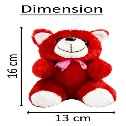 Valentine's Day Romantic Gift for Couple with Chocolates, Red Teddy, Rose & Card Combo