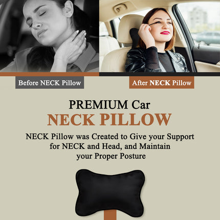 Velvet Fabric Neck Cushion, Universal Fit Travel Neck Pillow, Lightweight Black Neck Pillow,Soft Black Velvet Neck Pillow