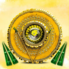 Vibrant Haldi Function Plate,Handcrafted Haldi Thali,Haldi Ceremony Wedding Plate,Wedding Decor Haldi Platter,Precious Haldi Ritual Plate,Handpainted Haldi Thali for Wedding,Bridal Haldi Ritual Plate,Traditional Handcrafted Haldi Thali,Unique Haldi Wedding Platter,Vibrant Haldi Function Decor