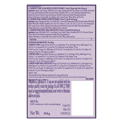 Holi Gift Set For Boyfriend, Girlfriend & Wife- Holi Cadbury Chocolate Gifts for Girlfriend, Boyfriend with Holi Greeting Card - Holi Gifts for Family & Relatives