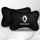 Black car neck pillow,comfortable neck pillow for car, car neck pillow for Renault, soft velvet neck pillow,