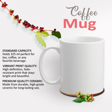 White coffee mug 