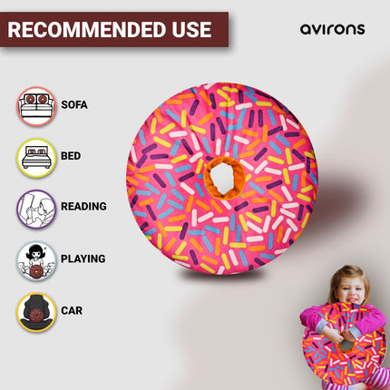 Fun donut shaped cushion for kids playroom, Kids comfort pillow, Donut cushion for kids,Doughnut Cushion for Kids,Kids Cushion,Donut Ring for Kids,Doughnut Plush Cushion,Cushion for Kids,Colorful Donut Cushion