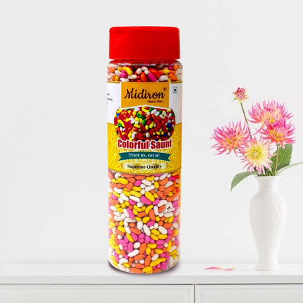 Colourful Saunf - Sweet Mouth Freshener, Traditional Indian Mukhwas for Digestion, Fresh Breath & After-Meal Refreshment