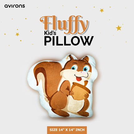 premium squirrel  shaped Cushion for kids, Animal Shaped squirrel  Pillow for Children, Soft Velvet Throw Pillow for Kids, squirrel  Shaped Decorative Throw Pillow, Plush Velvet Animal Pillow for Kids, Soft squirrel  Pillow for Kids Room