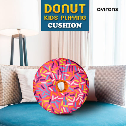 Donut cushion for kids playroom or bed, Kids comfort pillow, Donut pillow bed,Doughnut Cushion for Kids,Kids Cushion,Donut Ring for Kids,Doughnut Plush Cushion,Cushion for Kids,Colorful Donut Cushion,Cute Donut Cushion for Kids