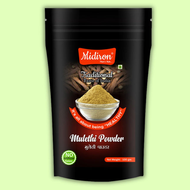 Midiron Mulethi powder pack of 100mg - Midiron