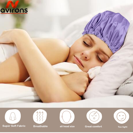 Luxury hair bonnets and eye masks, Hair bonnet for sleeping, Hair bonnet for frizz control 
