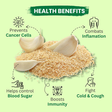 Midiron Organic Garlic Powder 80gm - Midiron