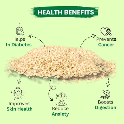 Sesame Seed, Organic Sesame Seed 300mg - Midiron
