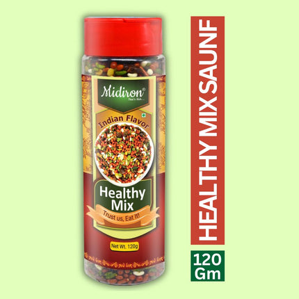 Midiron Healthy Mix Colourful Saunf  Mouth Freshener - Midiron