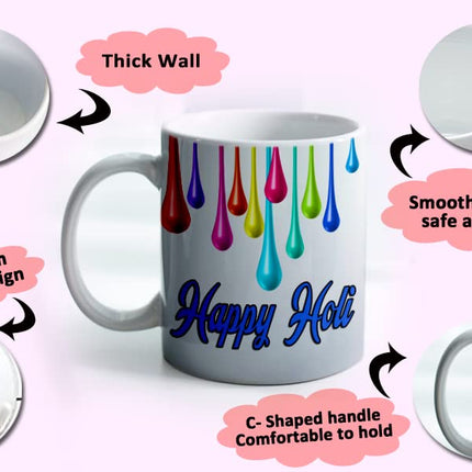 Holi Coffee Mug
Holi Theme Coffee Mug
Ceramic Coffee Mug
Coffee Mug