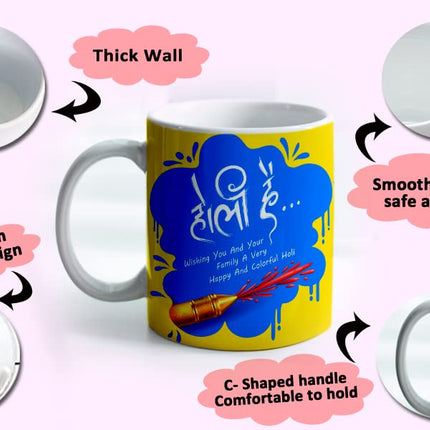 Holi Coffee Mug
Holi Theme Coffee Mug
Ceramic Coffee Mug
Coffee Mug