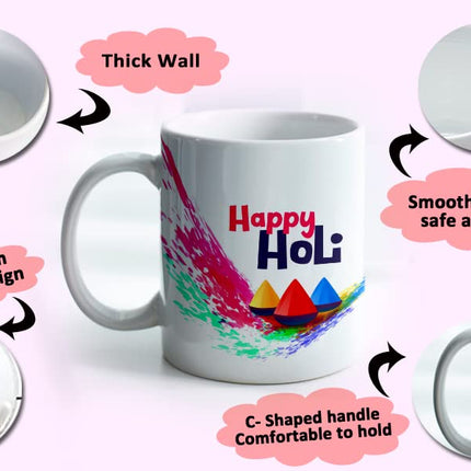 Holi Coffee Mug
Holi Theme Coffee Mug
Ceramic Coffee Mug
Coffee Mug