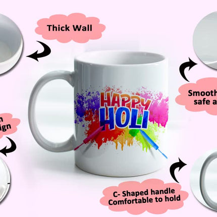 Holi Coffee Mug
Holi Theme Coffee Mug
Ceramic Coffee Mug
Coffee Mug