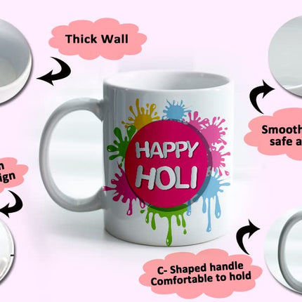 Holi Coffee Mug
Holi Theme Coffee Mug
Ceramic Coffee Mug
Coffee Mug