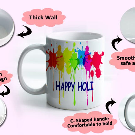 Holi Coffee Mug
Holi Theme Coffee Mug
Ceramic Coffee Mug
Coffee Mug