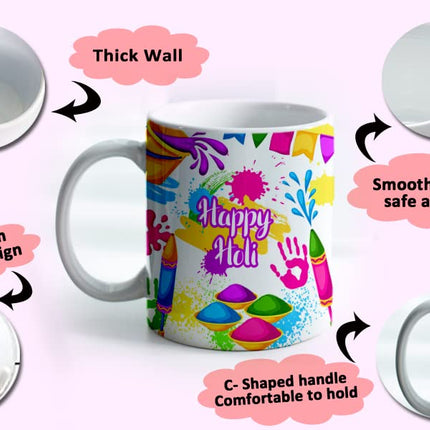 Holi Coffee Mug
Holi Theme Coffee Mug
Ceramic Coffee Mug
Coffee Mug