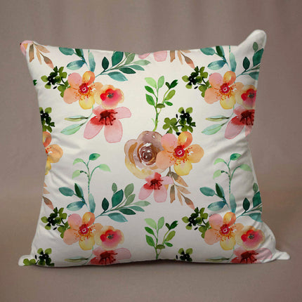 Chic Decorative Cushion Cover in Satin with Zipper - 16x16inch