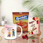 Raksha Bhandan Gift Hamper For Sister - Rakhi with Teddy Bear, Raksha Bandhan Love Hamper, Rakhi Combo Sister Gift