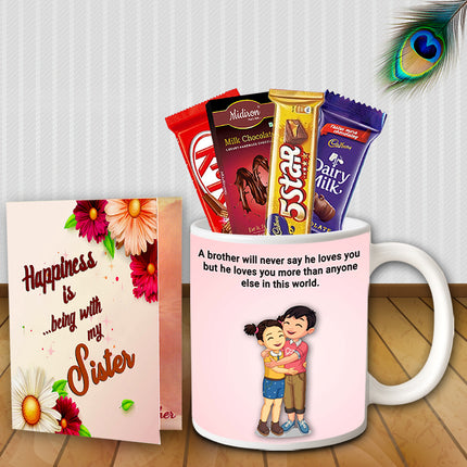 Return Gift Box for Sister - Rakhi Day Combo Set, Festival Special Gift, Raksha Bandhan Combo