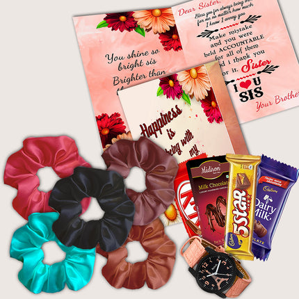 Chocolate Gift for Sister on Rakhi - Raksha Bandhan Hamper with Sweet Treats for Sister
