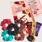 Chocolate Gift for Sister on Rakhi - Raksha Bandhan Hamper with Sweet Treats for Sister