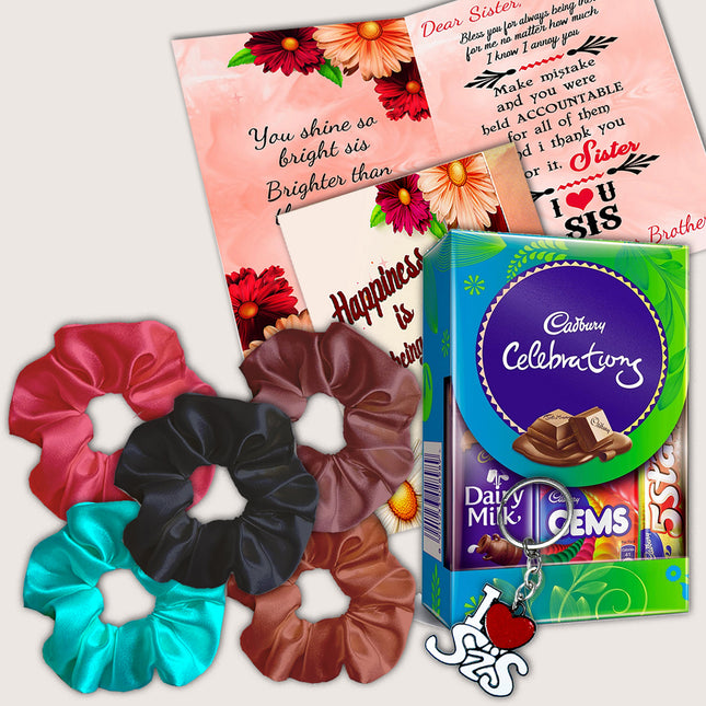 Sweet Gift for Sister on Rakhi with Chocolate - Raksha Bandhan Hamper to Celebrate the Bond