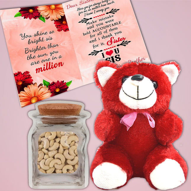 Raksha Bandhan Gift Hamper for Sister - Special Rakhi Gift Set with Cute Surprises for Sisters