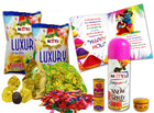 greeting card for holi
dry fruit gift hamper
happy holi card
holi gift hamper
holi gulal
