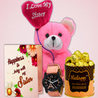 Gift for Sister on Rakhi with Chocolate - Raksha Bandhan Gift Hamper for Sister with Chocolates