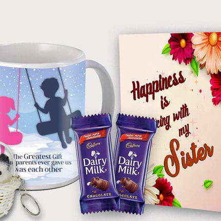 Unique Gift for Sister – Printed Mug with Funny Quote, Gift for Sister from Sibling, Birthday Surprise