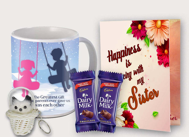 Unique Gift for Sister – Printed Mug with Funny Quote, Gift for Sister from Sibling, Birthday Surprise