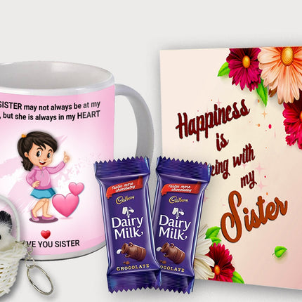 Perfect Printed Mug for Sister – Rakhi Gift from Brother, Quote Mug Gift Idea, Useful Present for Her