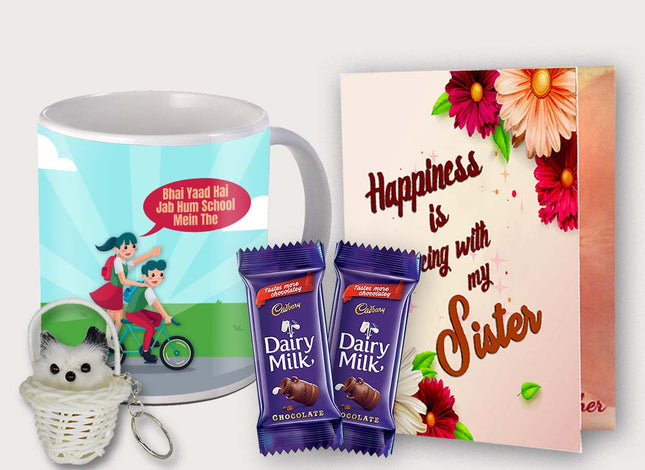 Raksha Bandhan Surprise for Sister - Birthday Gift for Sister from Sibling, Long Distance Sister Gift Ideas