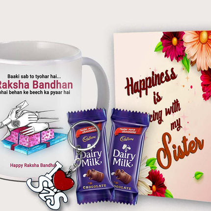 Gift for Sister – Ceramic Mug with Beautiful Print, Coffee Mug for Daily Use