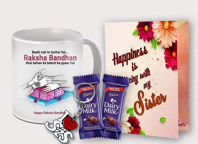 Gift for Sister – Ceramic Mug with Beautiful Print, Coffee Mug for Daily Use