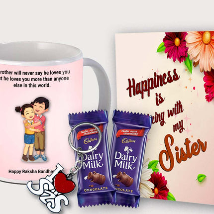 Gift for Sister – Printed Ceramic Coffee Mug for Her, Ideal Gift from Brother