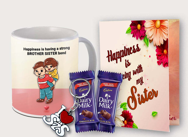 Gift for Sister – Beautifully Printed Coffee Mug from Brother