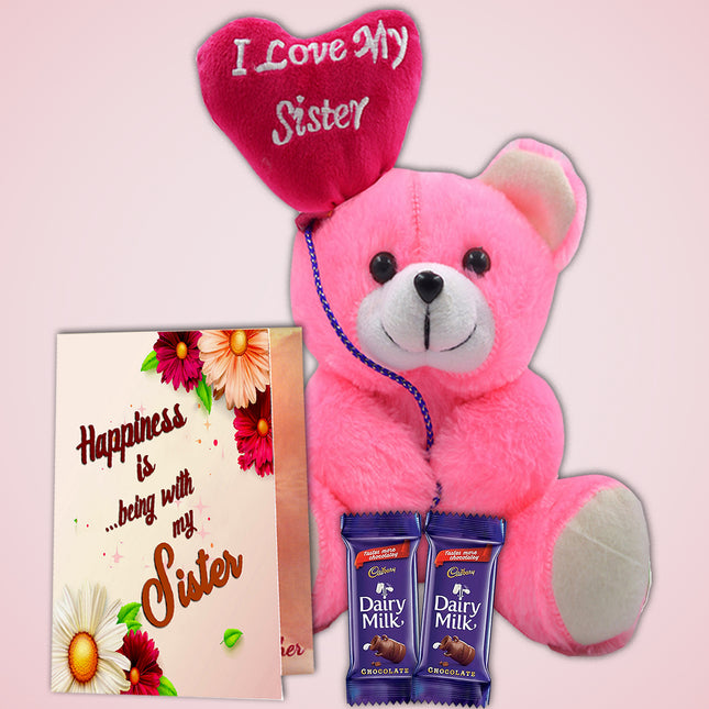 Chocolate Gift Hamper for Sister on Rakhi - Raksha Bandhan Celebration Gift for Sister