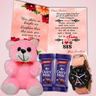 Chocolate Rakhi Gift for Sister - Special Raksha Bandhan Hamper for Sister with Chocolate, Rakhi, and Festival Treats