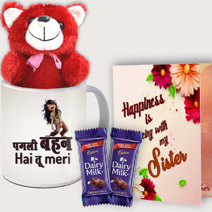 Best Sister Mug – Cute Gift Idea from Brother or Sister – Perfect for Birthday, Rakhi or Bhai Dooj