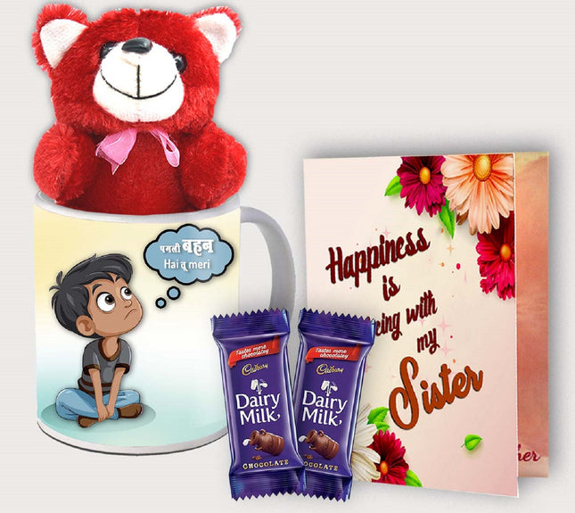 Sister Gift Mug – Birthday or Raksha Bandhan Present – Simple and Useful Gift Idea from Brother or Sister